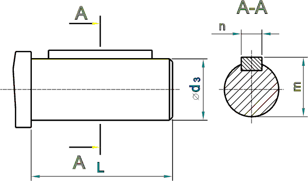 ВАРИАНТЫ ИСПОЛНЕНИЯ ВЫХОДНОГО ВАЛА МОТОР-РЕДУКТОРА
